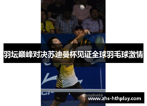 羽坛巅峰对决苏迪曼杯见证全球羽毛球激情